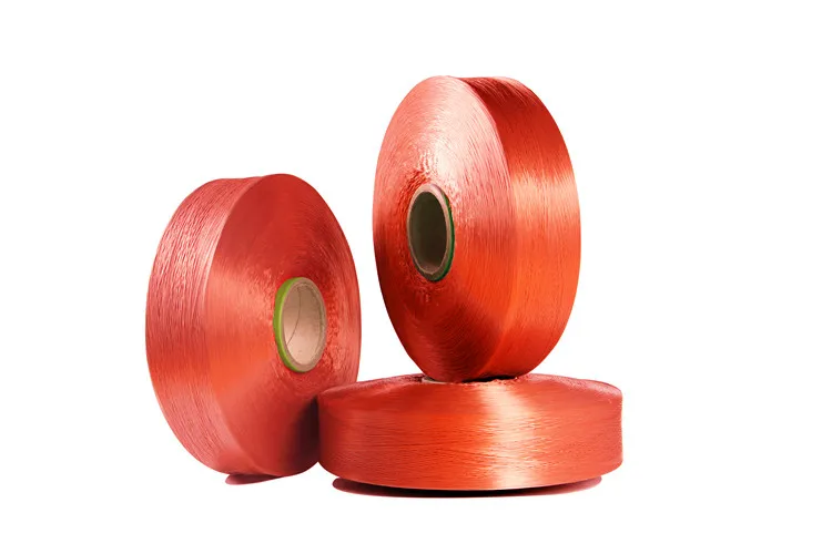Factory direct sales Red color PP yarn Polypropylene yarn Multifilament for rope