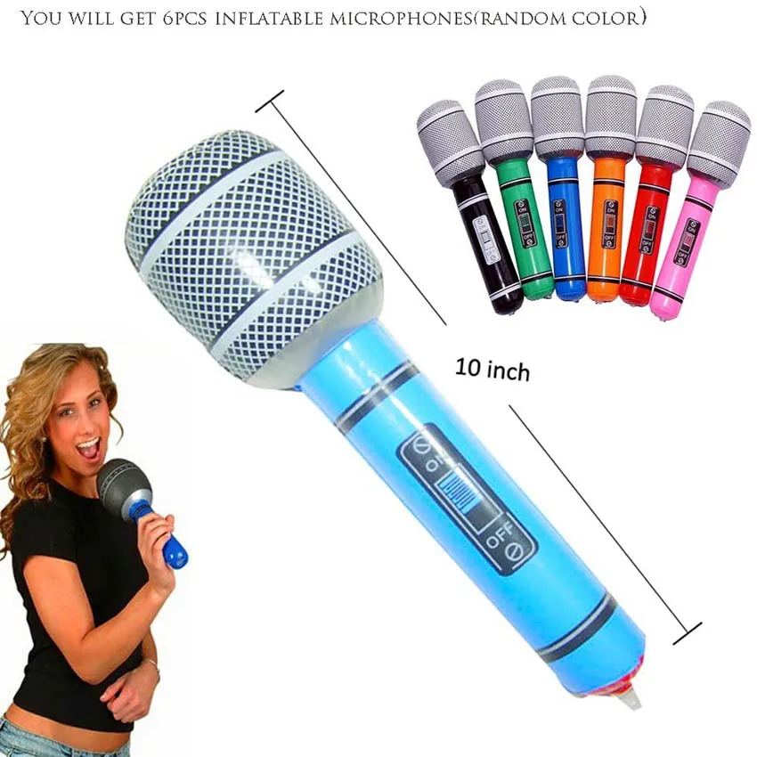 2023 Inflatable Guitar Music Birthday Toy Party Promotion Gift Props Microphones Saxophone Keyboard Piano Inflatable Guitar