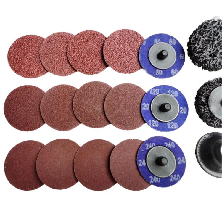 50mm quick change disc 80grit 120grit polishing metal 75mm sanding disc