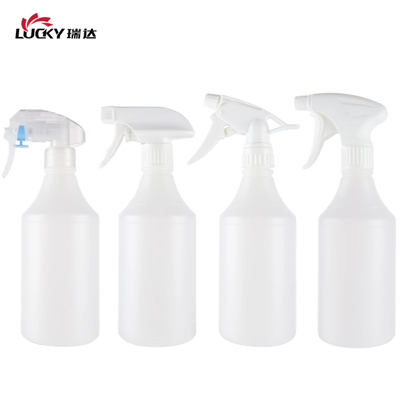 Wholesale 500ml chemical acid and alkali resistant reusable spray bottle car cleaning plastic sprayer bottle