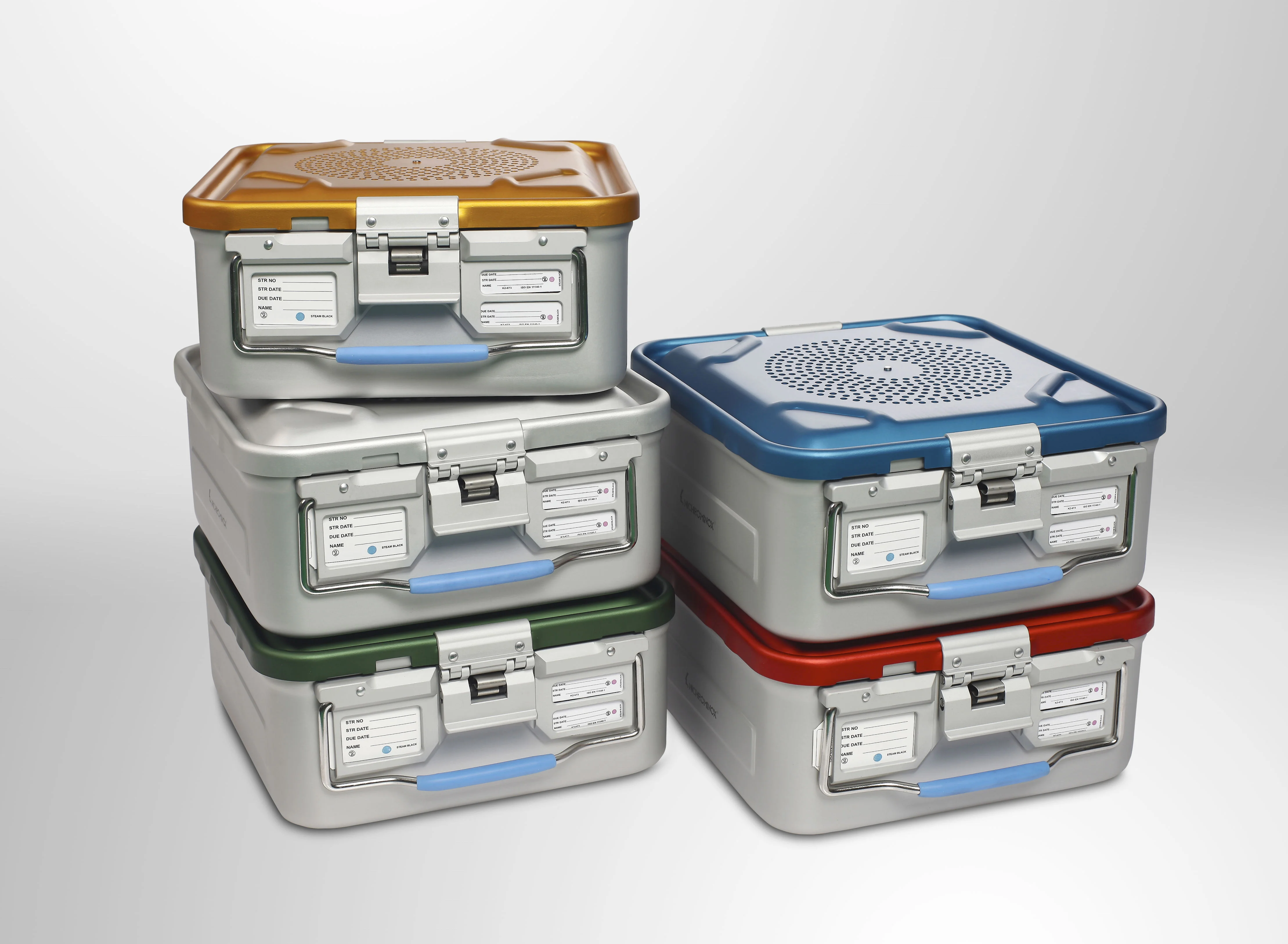 Aluminum Container with Long Term Filters for Sterilization Non Perforated Autoclave sterilization tray sterilization box