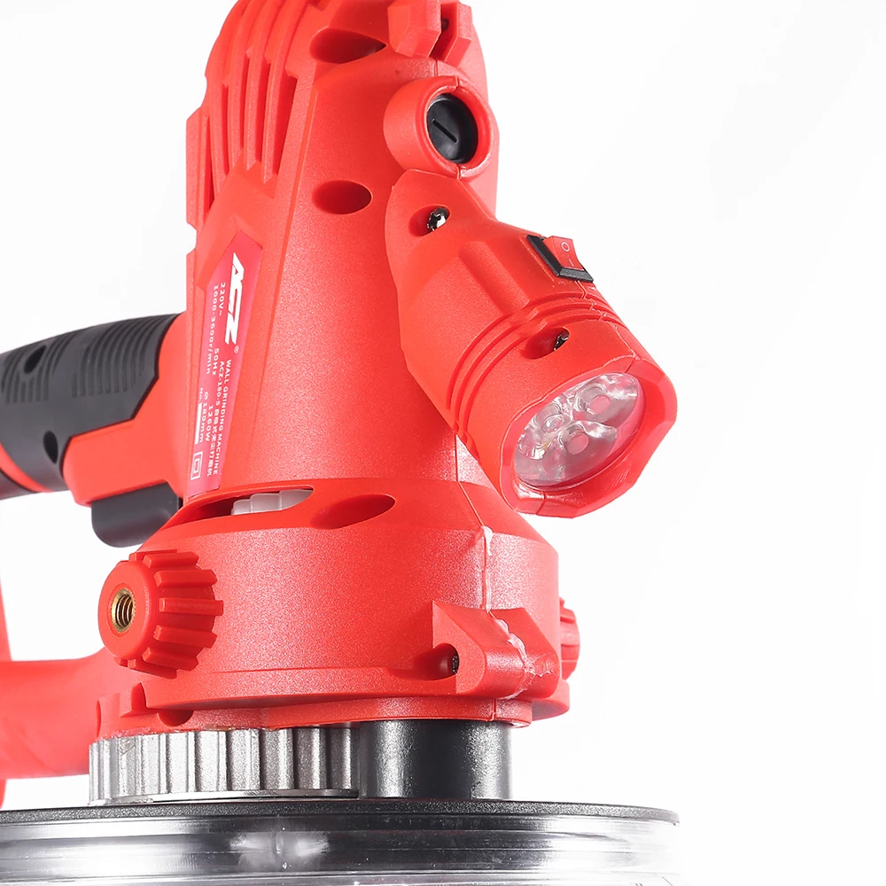 Floor Polisher Drywall Concrete Grinder Wall Grinding Machine with Dual LED light