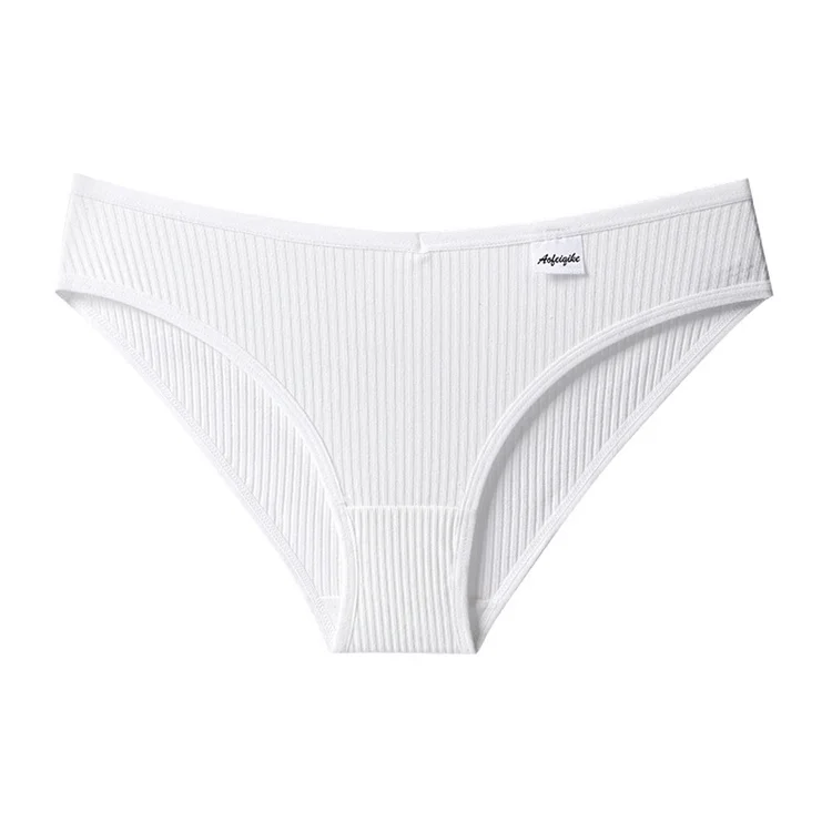 Sexy pure cotton underwear for women Japanese style mid rise girls student triangle underwear seamless hip lifting underwear