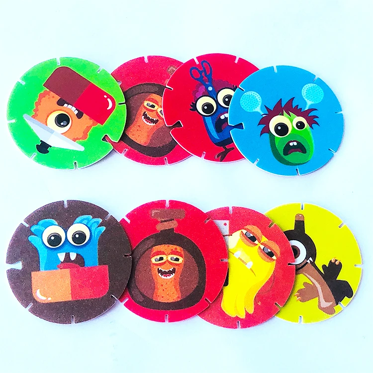 2019 promotion PP material shooter 3d tazo 3d custom pogs