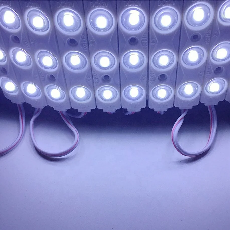 Cheap 1.2W 12v SMD 2835 injection led module with lens