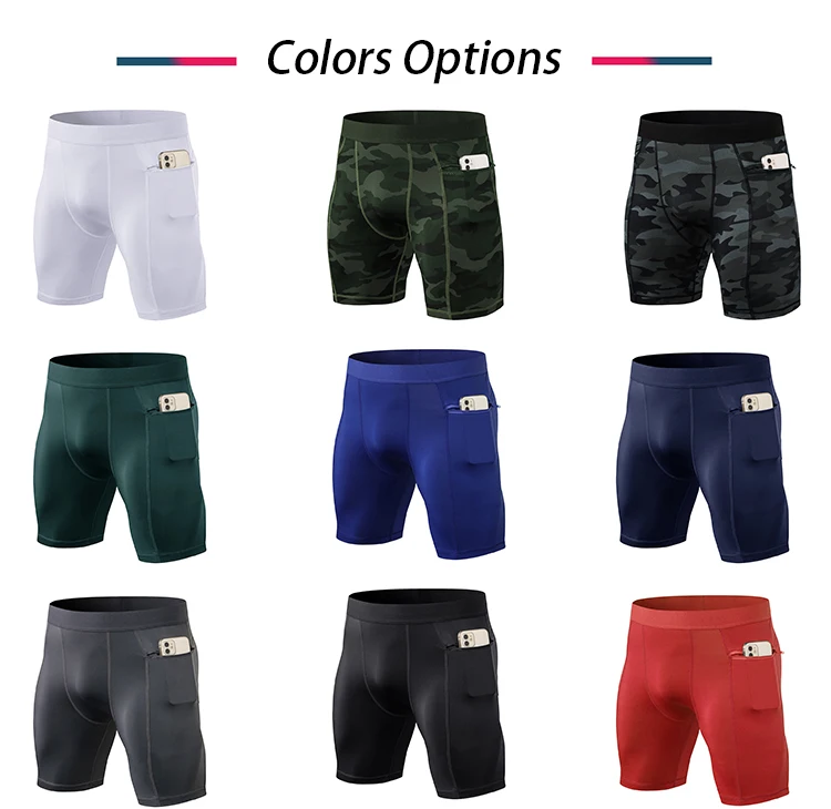 Hot Sale Men Compression Short Men Wholesale Running Fitness Exercise Gym Wear Men Short Camouflage Sport Short Leggings