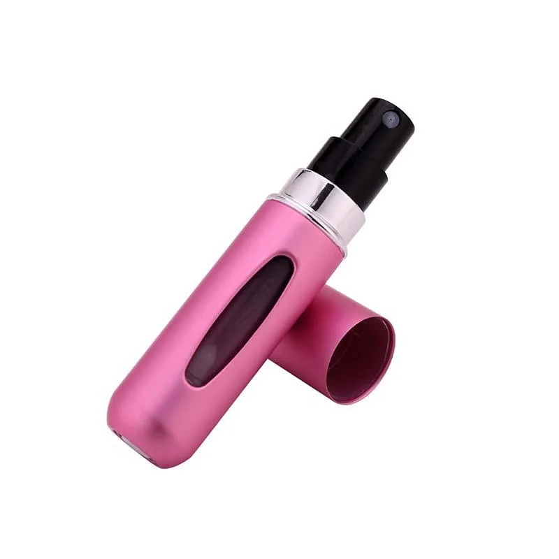 5ml 8ml 10ml Mini Perfume Atomizer Travel Refillable Portable Empty Aluminum Perfume oil Spray Refill Bottle