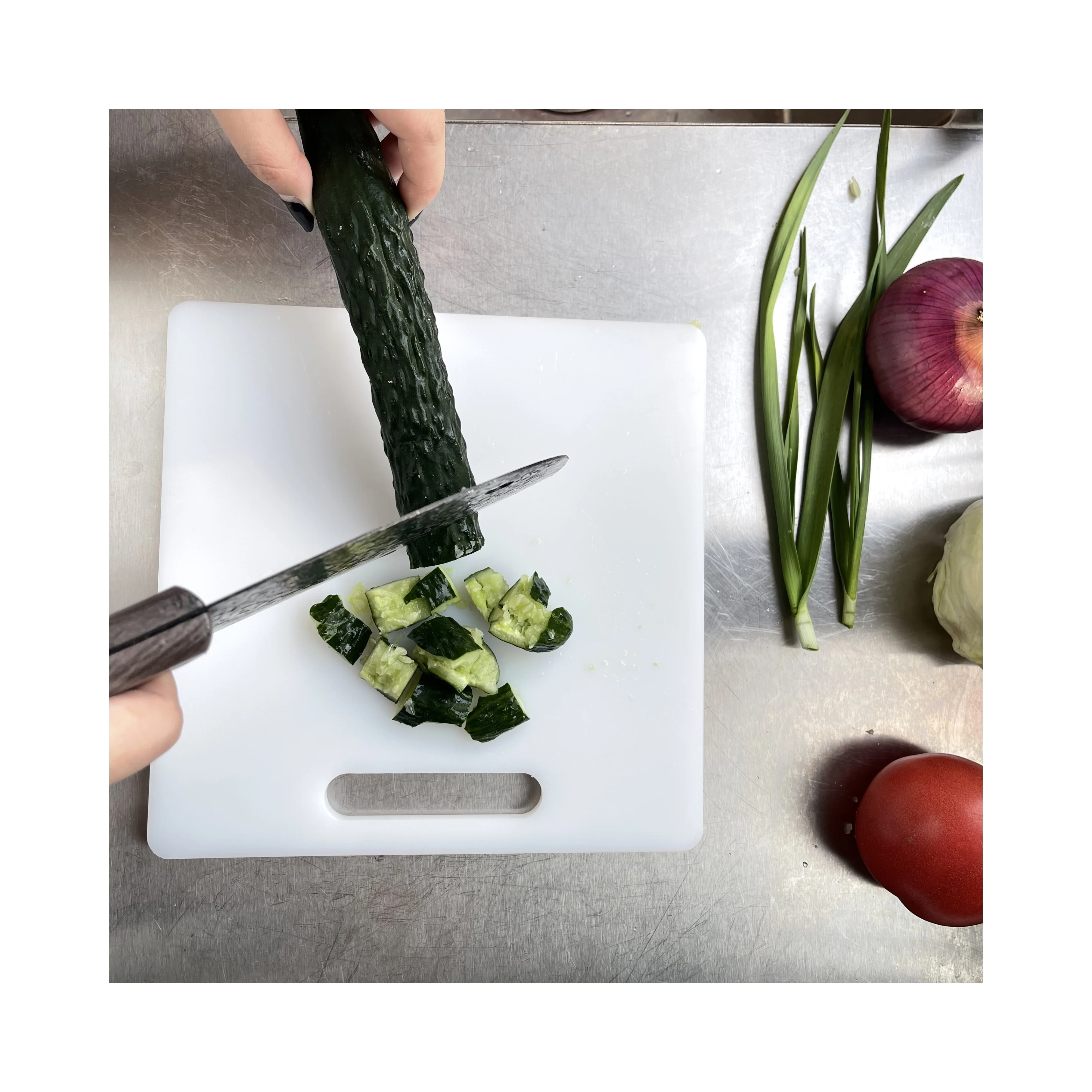 Wholesale Double Sided Durable Cutting Board Multifunctional UHMWPE Kitchen Chopping Block Plastic Cutting Board