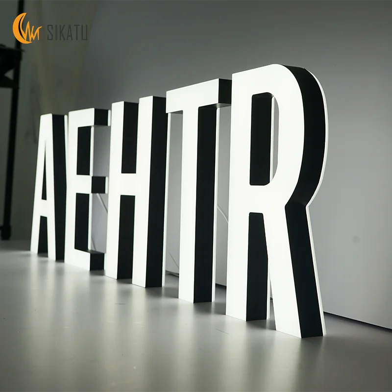Индивидуальные 3D-знаки с акриловым логотипом фронтальной подсветкой и для автомобильного магазина дома торговый центр парк источник питания переменного тока