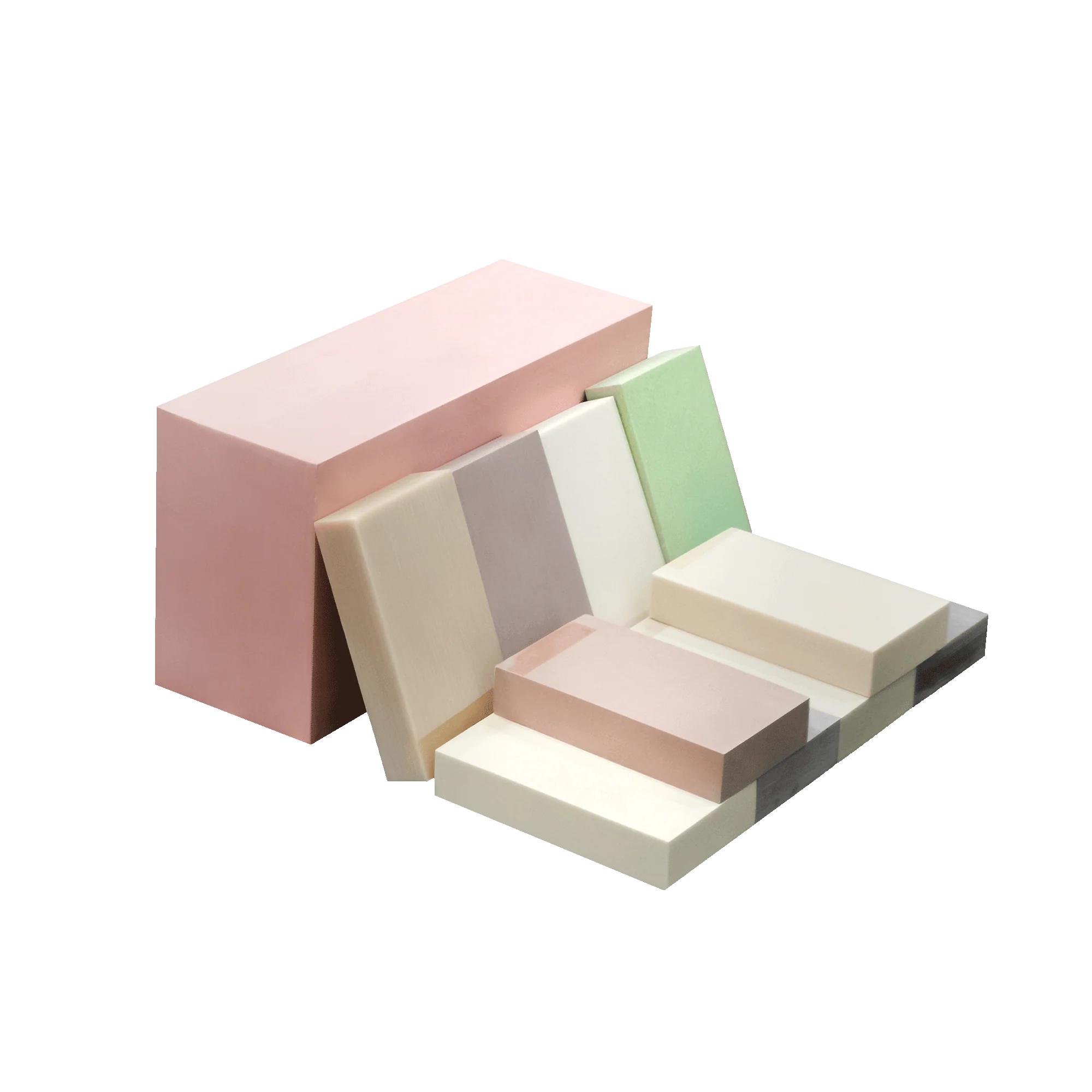 Resin Tooling Board used for sole mold pattern on the CNC machine