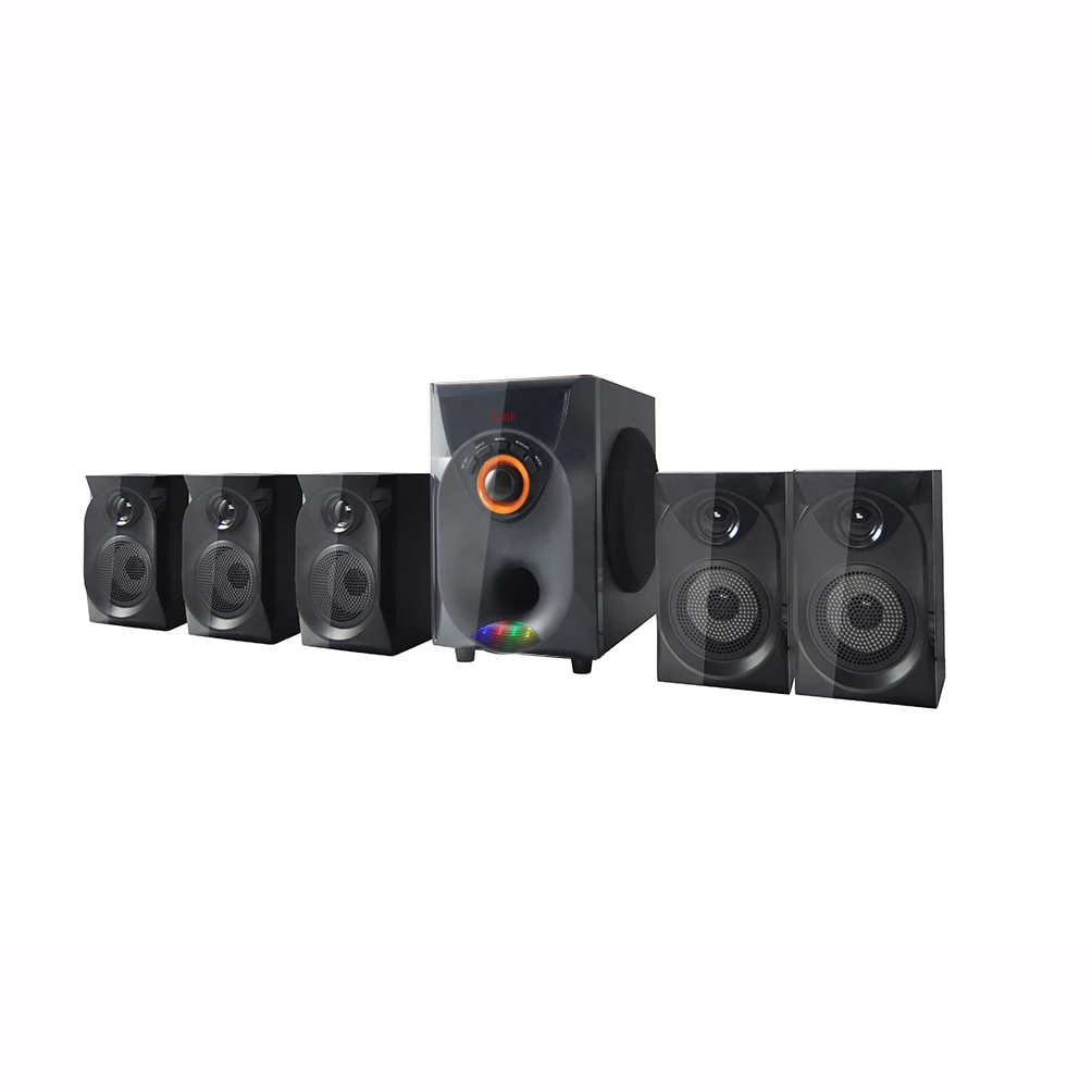  Акустическая система для домашнего кинотеатра Super bass с USB /FM/BT черного красного серебристого