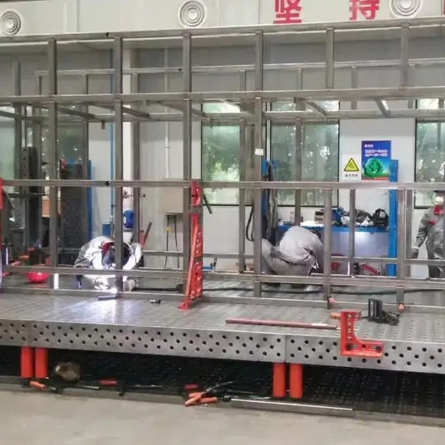 Hydraulic Scissor Lifting Platform Cast Iron 3d Welding Table Kovosu Welding Table Kovosu Welding Table