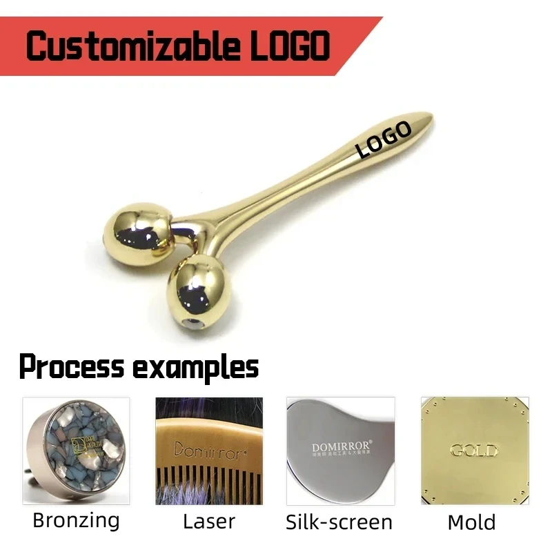 Wholesale metal zinc stainless steel ceramics cosmetic spoon plastic silicon eye cream stick spoon custom cosmetics spatula