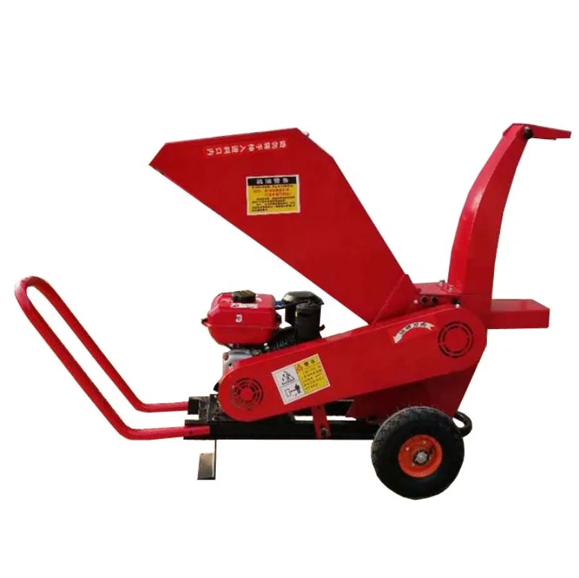 Household Easy Wood Crushers Operation portable tree leaves chopper /tree branch shredder/garden waste chipper machine