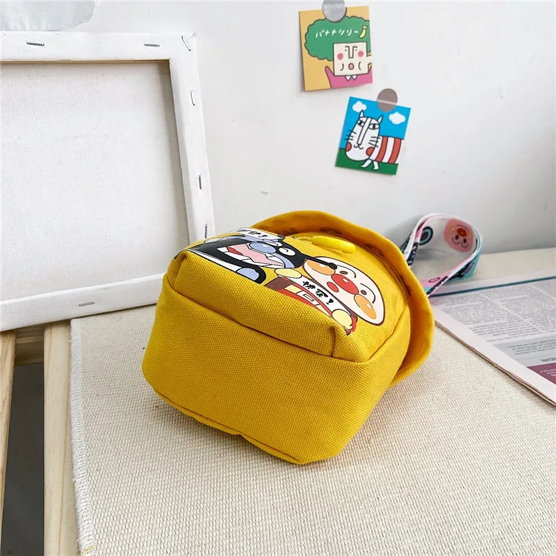 Cute Mini Bee Kids Purses And Handbags Waist Bag Canvas Fashion Cute Cartoon Child Mobile Phone Bags Cartoon School Bag