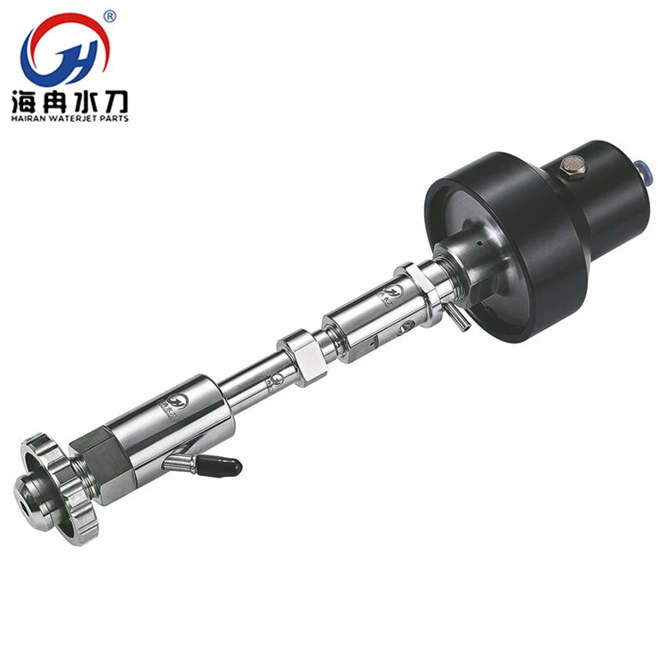 Processing Customized Waterjet Cutting Machine Parts  Waterjet Cutting Head Assy