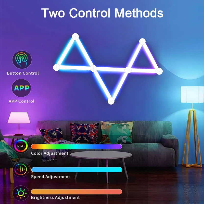 Настенная светодиодная подсветка RGB