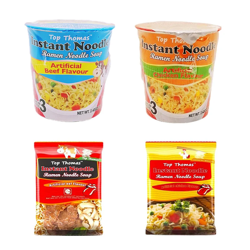 Halal Instant Noodles Chinese Top Thomas Brand Beef Flavor Instant Noodles Wholesale