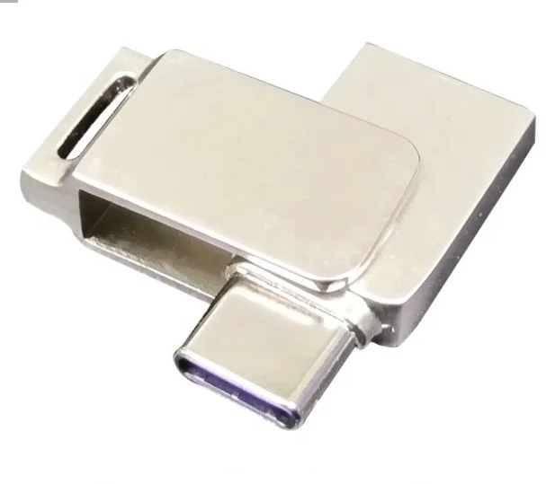 Metal 2in1  USB and Type C memory Drive 4gb 8gb 16gb 32gb 64gb 128gb 256gb 512gb For Computer Tablet PC TV Gaming  Mobile phone