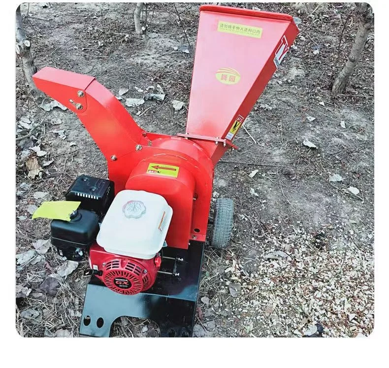 6.5HP 15 HP 6 inch 8 inch10 inch Gasoline engine tree branch wood chipper shredder wood chipper machine