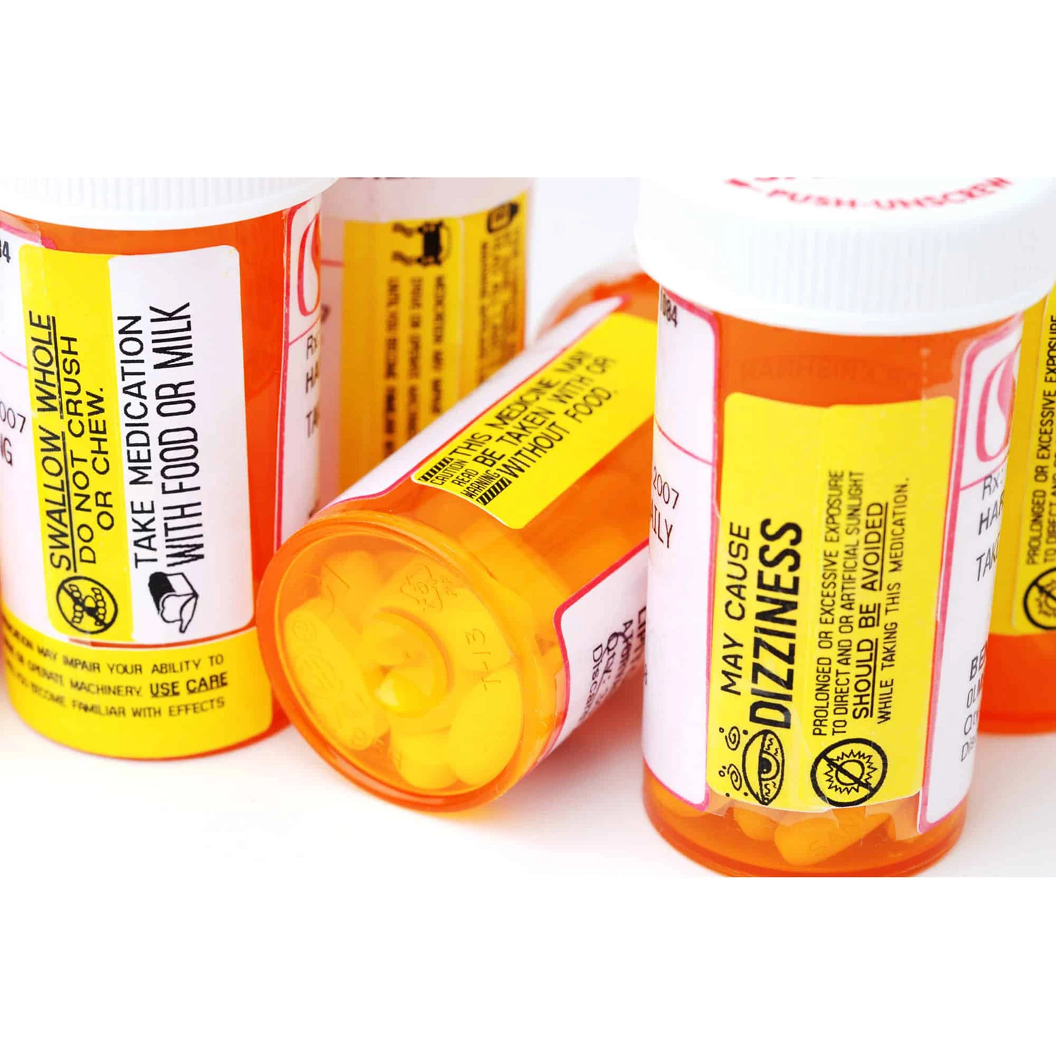 Custom Drug Label Pharmacy Pharmaceutical Vial Medical Professional Doctor Rx Prescription Label Sticker