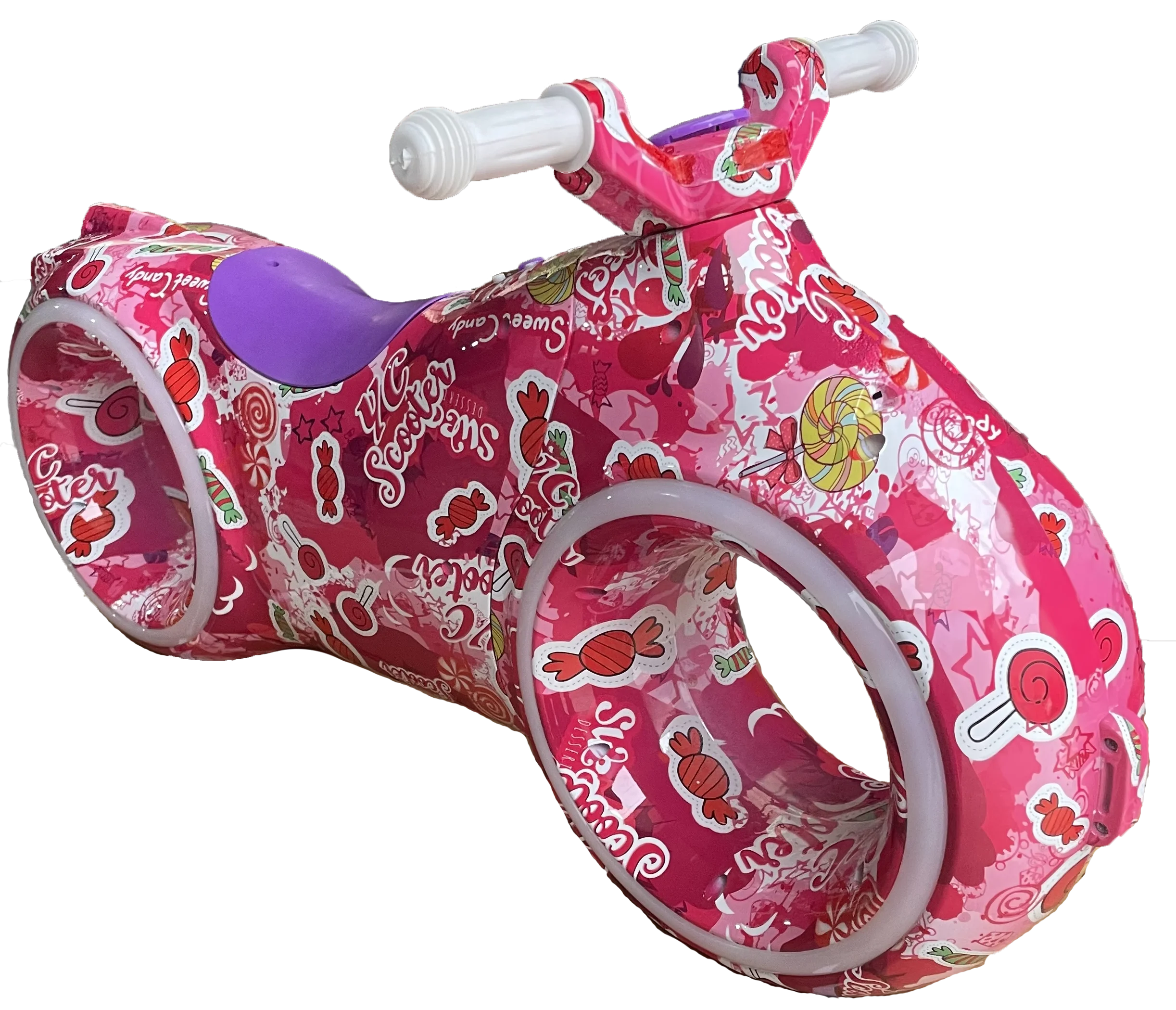 The Coolest Design S188 Kids Toy Bike with Speaker Flashlight Scooter Playing Music Storytelling Balance Scooter