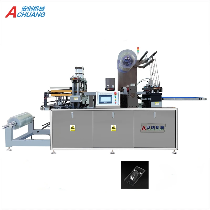 Автоматическая блистерная Формовочная и режущая упаковочная машина