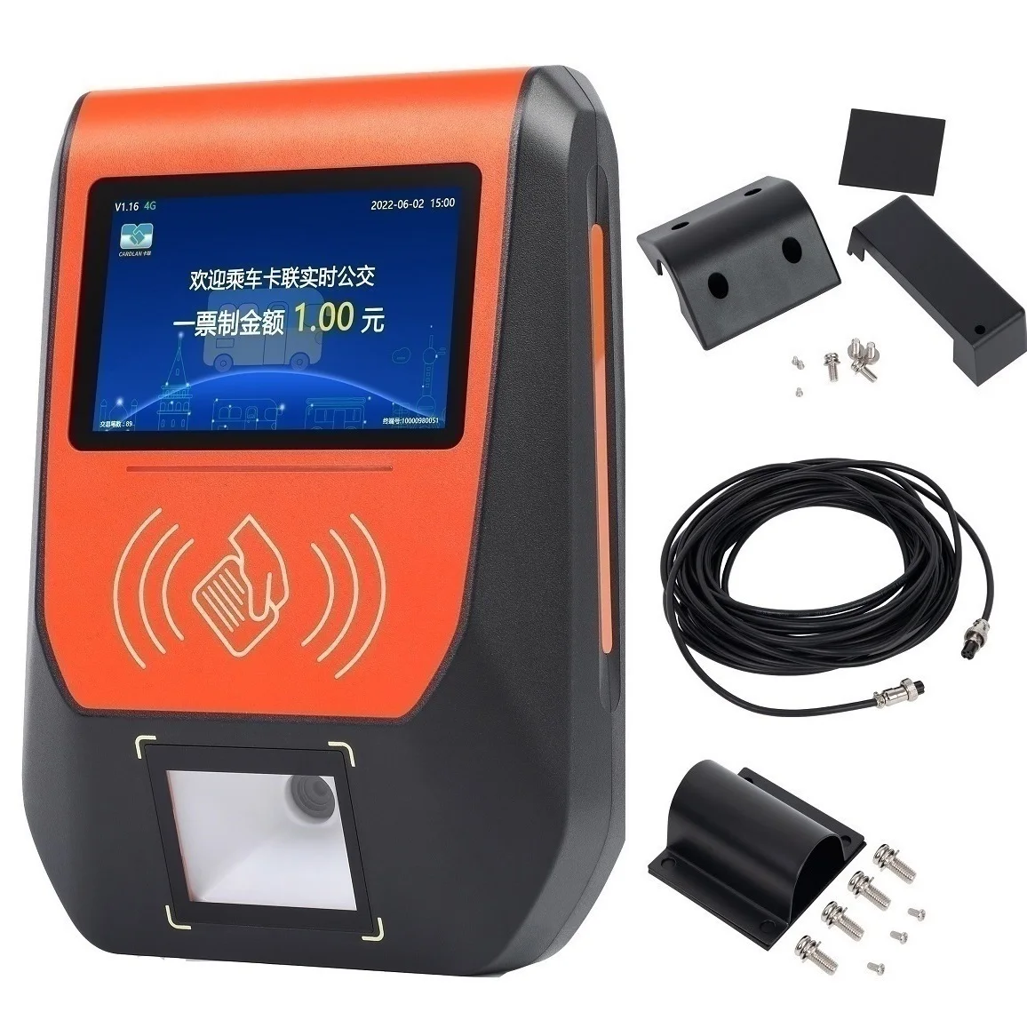 Считыватель карт Mifare для городского автобуса RFID системы оплаты проезда с оборудованием и программным обеспечением