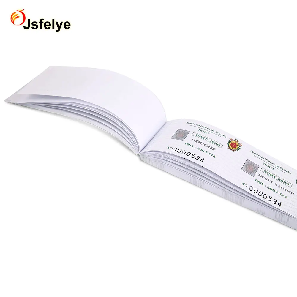 Перфорированные линии с защитой от подделок голограмма ленты Купон по продаже билетов