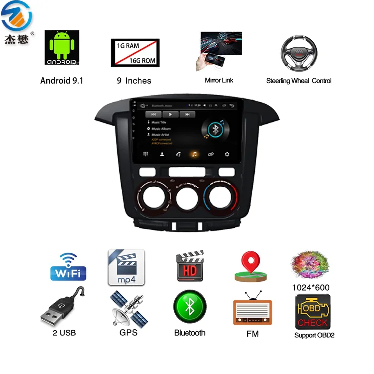 
9' android9.1 car multimedia dvd player for Toyota INNOVA AVANZV 2011-2014 car radio stereo gps navigation 