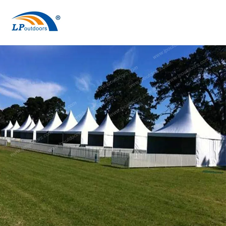 windproof high peak aluminum pagoda gazebo tent for outdoors party event in Europe