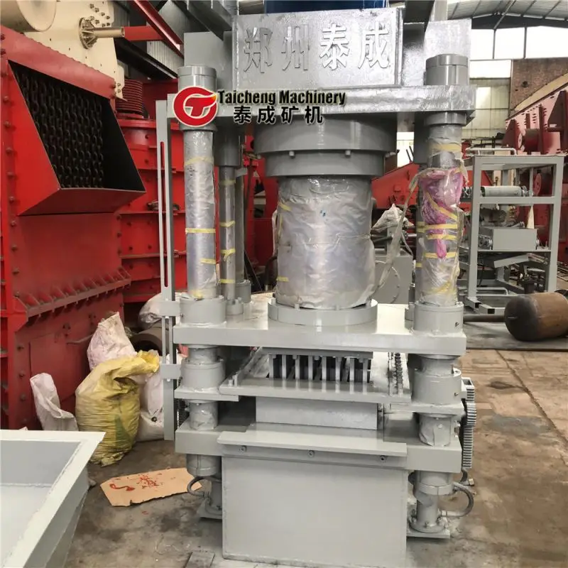 Energy saving Calcium carbonate briquette machine process
