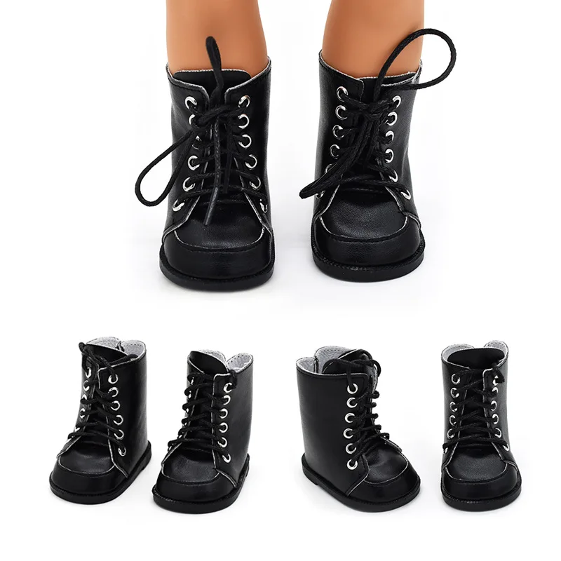 7.5 cm Good handcraft 18 inch America girl doll  reborn doll shoes shoes boots for 18 inch dolls