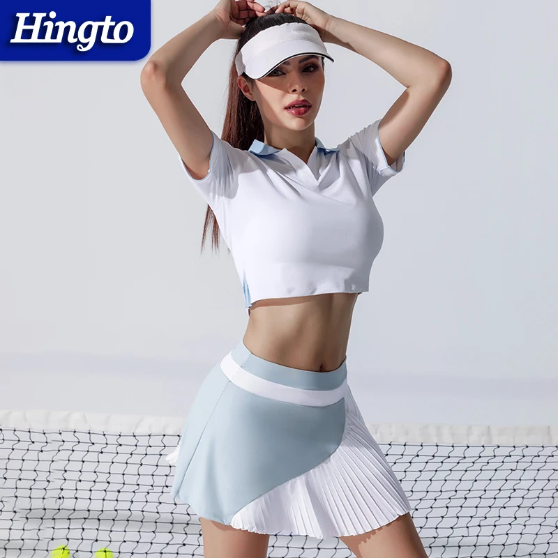 tennis skirt set Quick dry Factory custom sports bra skirts women