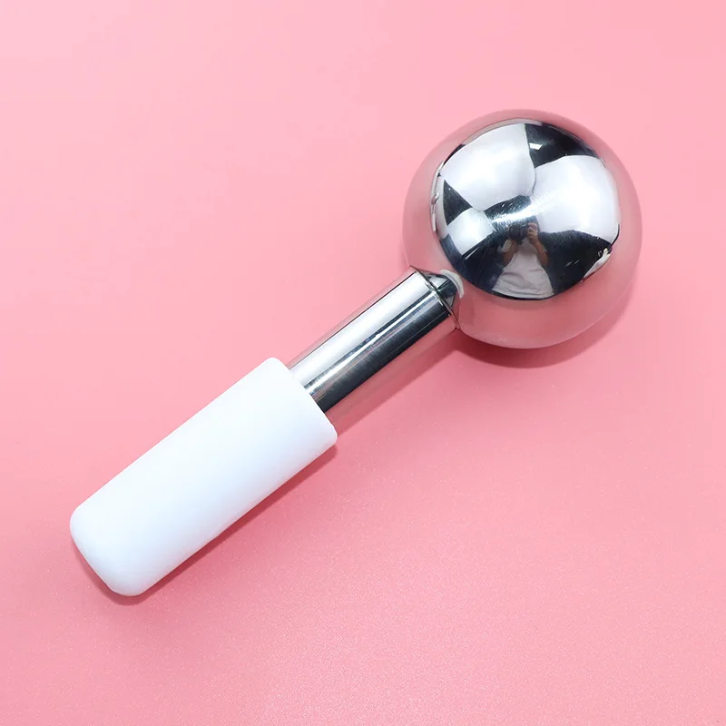Cooling Beauty Facial Massage Ice Ball Stainless Steel Beautifying Massage Ice Globes