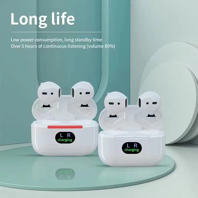 Mini Tws Pro 5 Plus Earbuds Wireless Earphone With Charging Case Led display