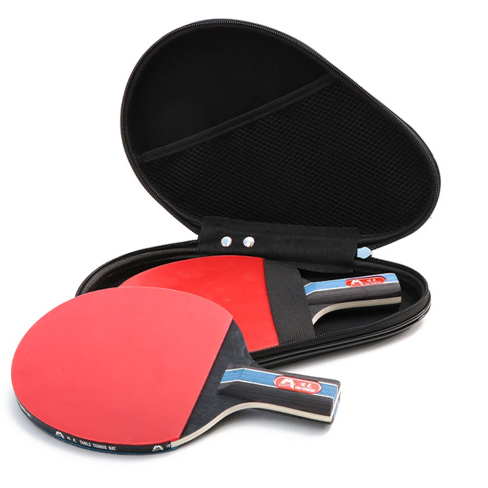 Customized table tennis racket cover with large capacity suitable for outdoor portable sports hard shell racket cover