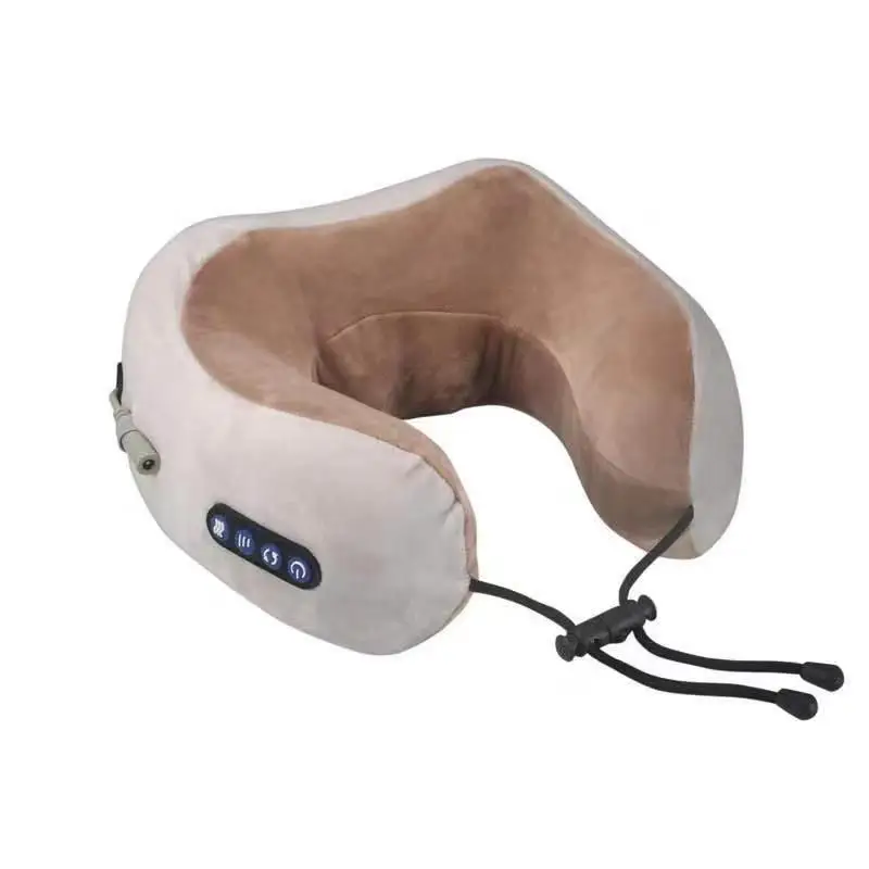 Nowcozy Electric kneading vibration hot compress U-shaped massage pillow to relax the cervical spine and relieve fatigue