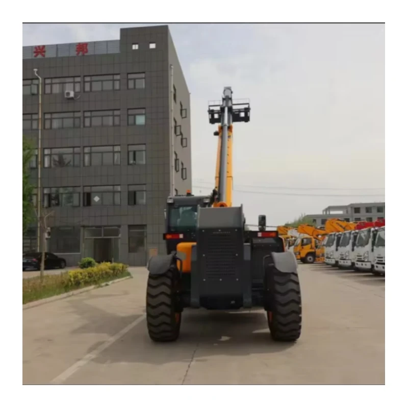 China 4-Wheel Drive Epa Diesel Engine Telescopic Crane, 17 Meters Boom, 3 Tons Load Telescopic Forklift