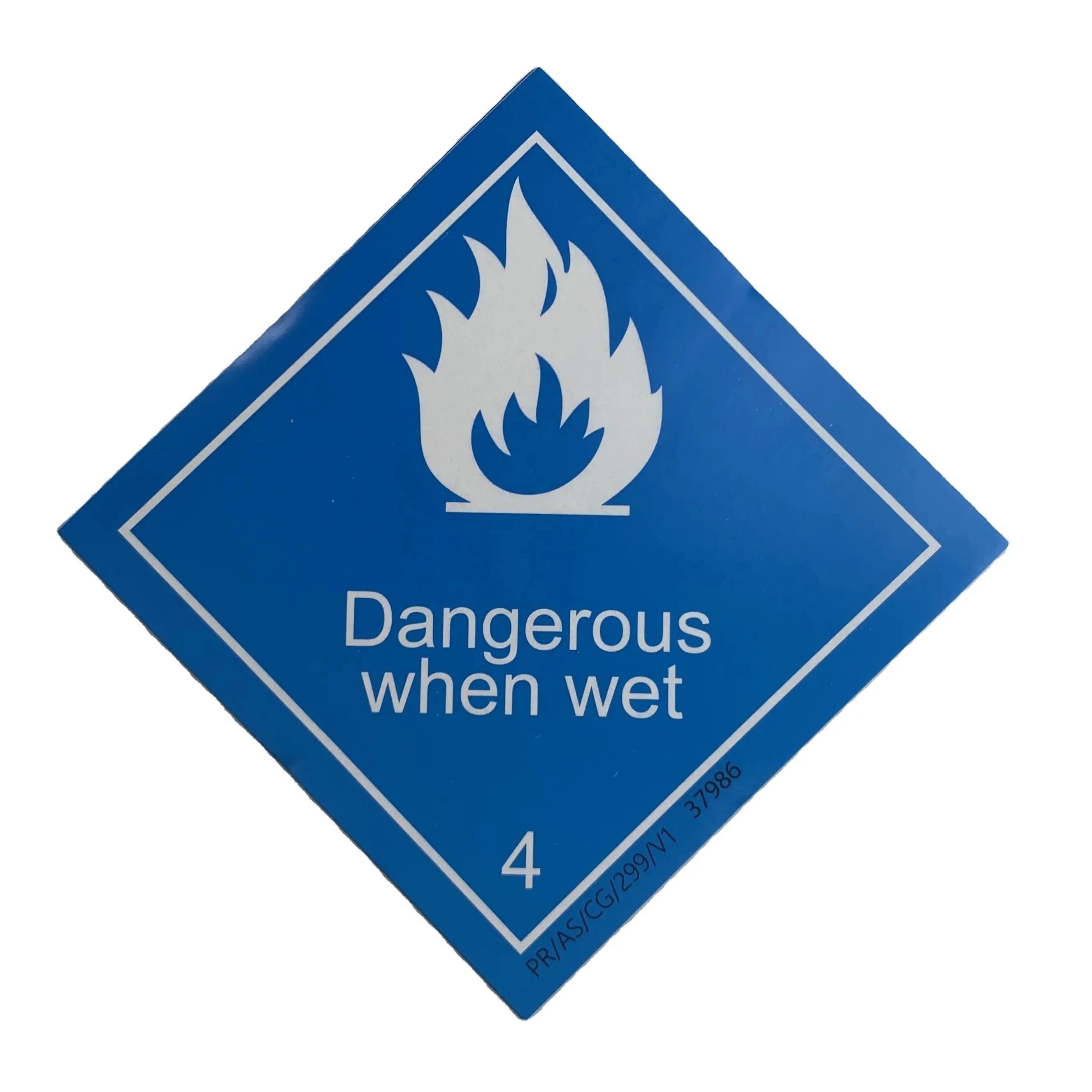 Wholesale Custom Glossy/Matte Warning Labels For Hazard Dangerous Goods