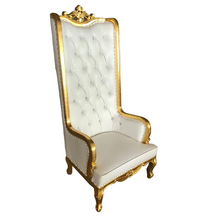 Factory Direct Sales King Throne Chair Wedding Site Decoration High Back Chair Image Chair in Hotel Clubhouse Lobby