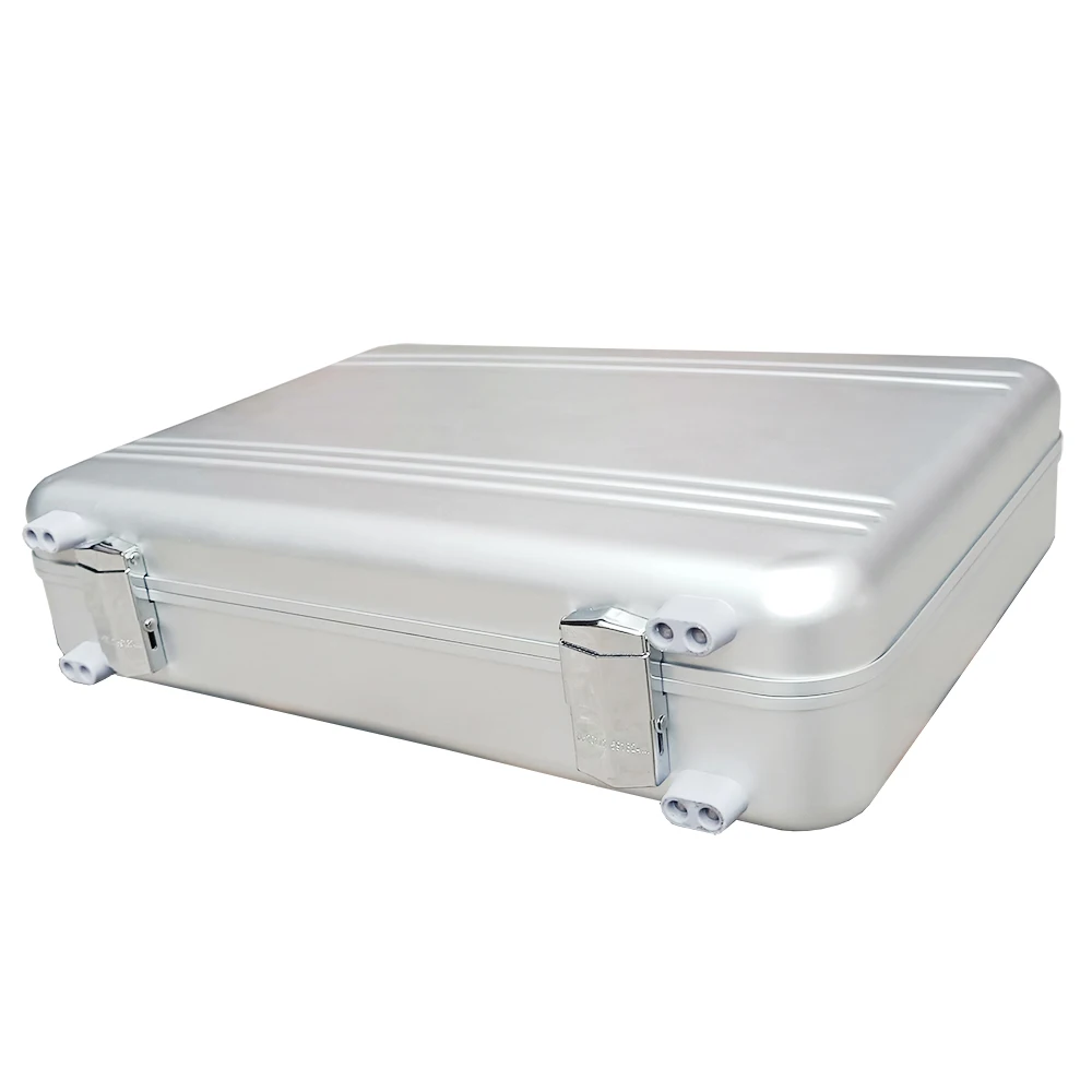 Suitcase Luggage Computer with Key Lock Case Equipment Carry-on OEM Aluminum Alloy Briefcase