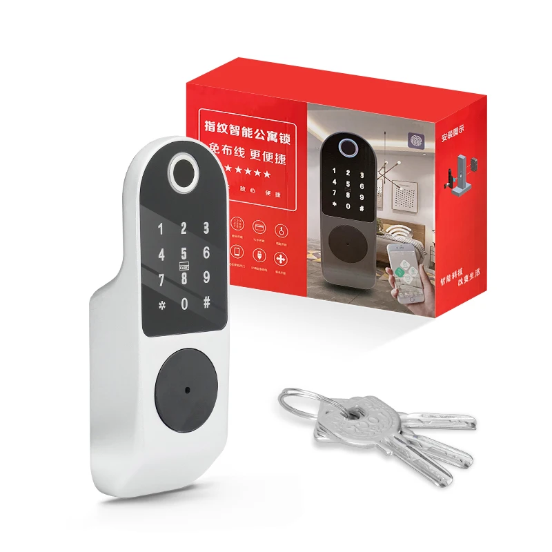 customized smart lock intelligent glass door lock for Russian and Euro Market