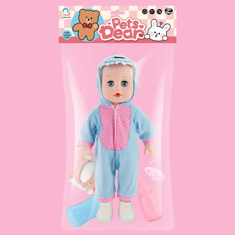 Wholesale  Cute Reborn Baby Doll Set Wholesale Vinyl Toys for Kids Pretend Play Accessories Doll Set Toys For Kids