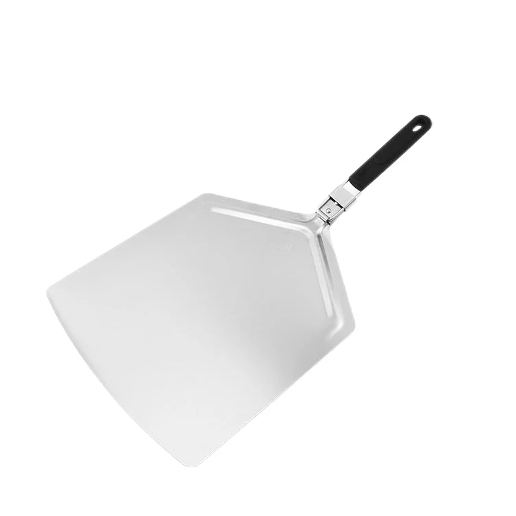 13*16inch Chef Pizza Tools Stainless Steel Pizza Paddle Extra Large Pizza Peel Shovel With Folding TPR Handle