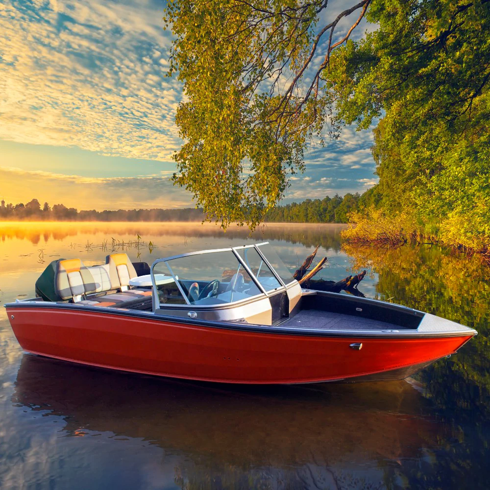 Factory Direct 20ft Aluminum Fishing Vessel for Sale New Condition Outboard Engine Diesel Fuel Center Console for Sports Use