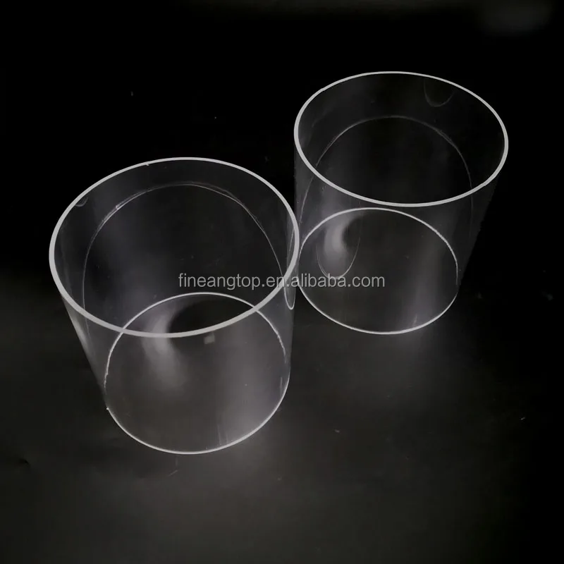 Clear custom round acrylic tube acrylic pmma tube rectangular