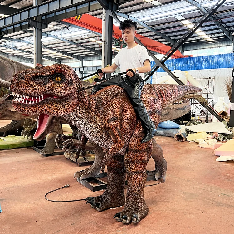 Life Size Light Weight Foam Dino Costume for Performance Realistic T Rex Dinosaur Costume With Stilts for Adult