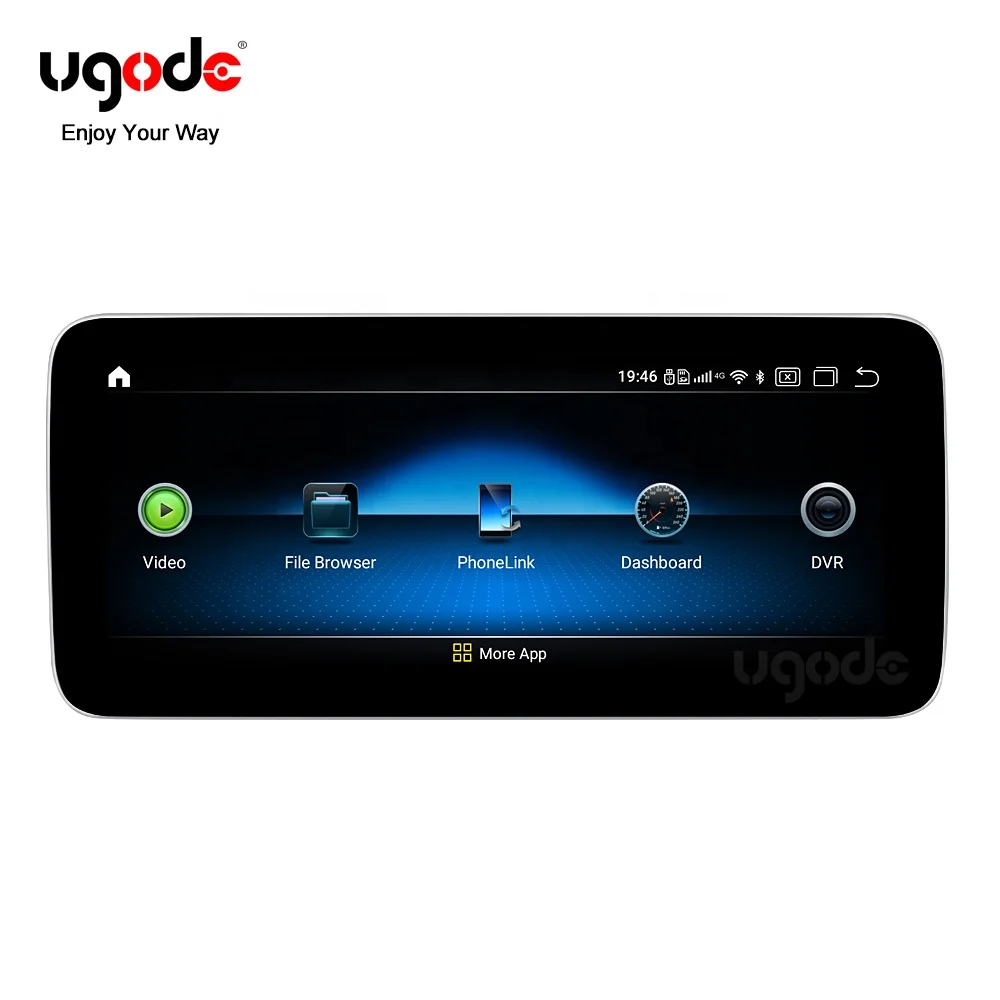 
Ugode GLA A CLA Android 10 Qualcomm screen 2+32G Car Multimedia Player Stereo for Benz with 4G network 