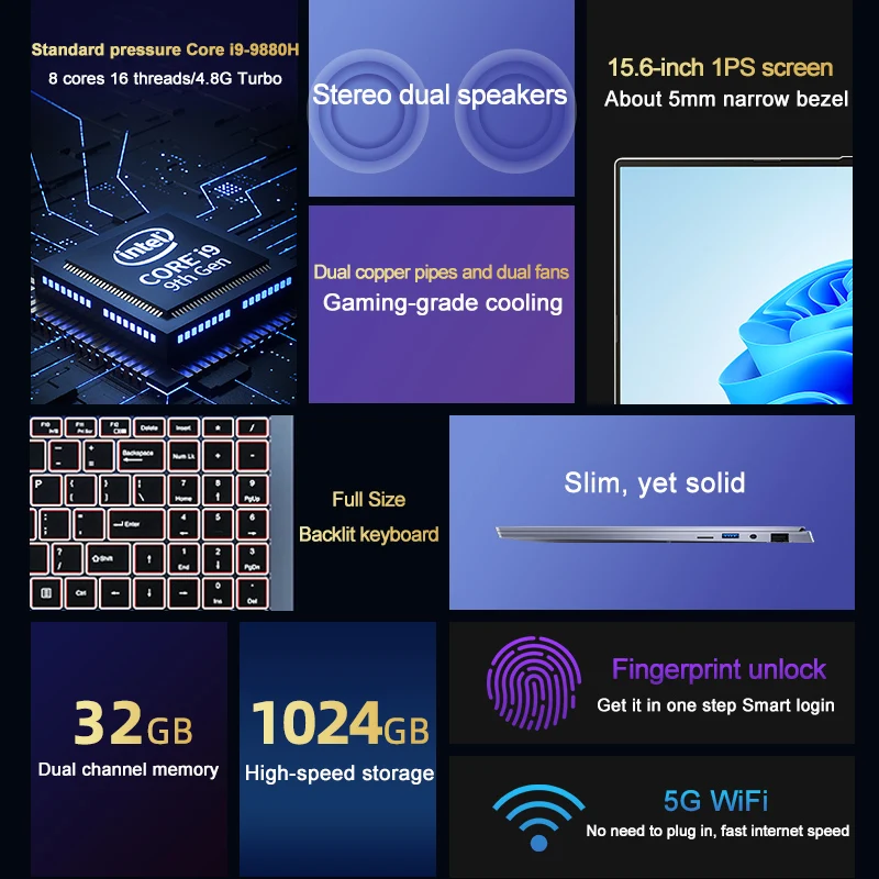 Factory Direct Integrated Card Mini Hot Sale Notebook Computer Hardware Software Laptop